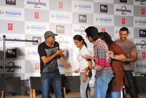 Housefull 2 Games launch by Hungama at Hotel JW Marriott in Juhu, Mumbai