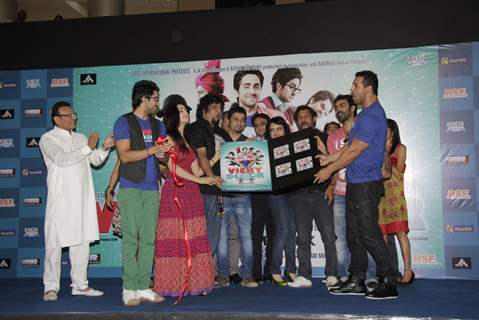 John Abraham, Yami Gautam, Ayushmann at Film Vicky Donor music launch