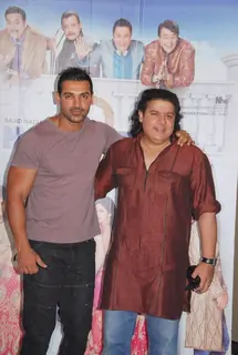 John Abraham and Sajid Khan at IIFA 2012 Voting Weekend