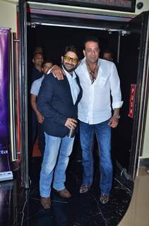 Sanjay Dutt and Arshad Warsi at Munna Bhai film Chat Show