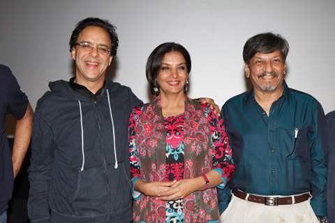 Shabana Azmi, Sudhir Mishra, Vidhu Vinod Chopra, Amol Palekar at film KHAMOSH special show at PVR Cinemas in Mumbai