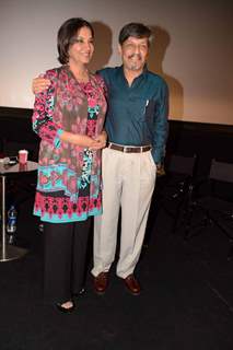 Shabana Azmi and Amol Palekar at Khamosh film screening