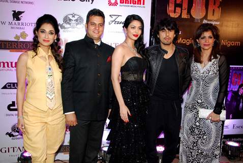 Lucky Morani, Susheel Sharma, Ankita Shorey, Sonu Nigam and Bina Aziz at Gitanjali Le Club Musique Presents An Evening With Sonu Nigam