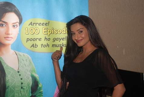 Rati Pandey at the celebration of 100 episodes of Hitler Didi