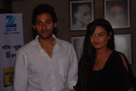 Sumit Vats and Rati Pandey at celebration of 100 episodes of Hitler Didi