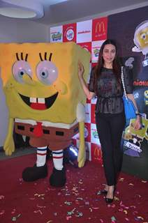 Karisma Kapoor at Nickelodeon and McDonalds SpongeBob Squarepants happy meal launch in Mumbai. .