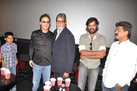 Amitabh Bachchan along with other celebrities was present at closing ceremony of the Vidhu Vinod Choprs film festival at PVR, Juhu. .