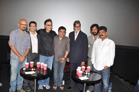 Amitabh Bachchan along with other celebrities was present at closing ceremony of the Vidhu Vinod Choprs film festival at PVR, Juhu. .