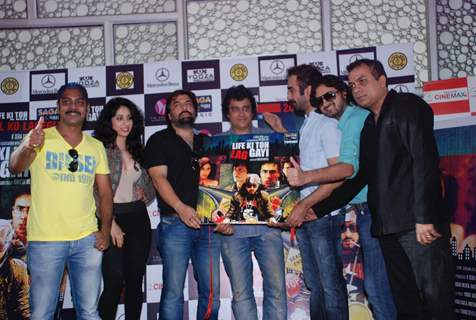 The cast of 'Life Ki Toh Lag Gayi' on the music launch of the film. .