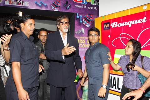 Bollywood actor Amitabh Bachchan at film Eklavya special screening for Vidhu Vinod Chopra Retrospective at PVR Cinemas in Juhu, Mumbai