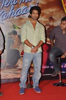 Shahid at Teri Meri Kahani theatrical trailor launch, Cinemax in Mumbai. .