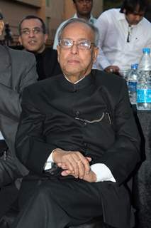 Finance Minister Pranab Mukherjee at Bloomberg UTV Awards at Taj Lands End. .