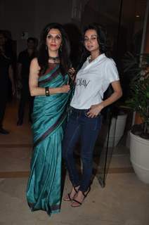 Ira Dubey with her mother Lillete Dubey at P&G Thank You Mom campaign launch