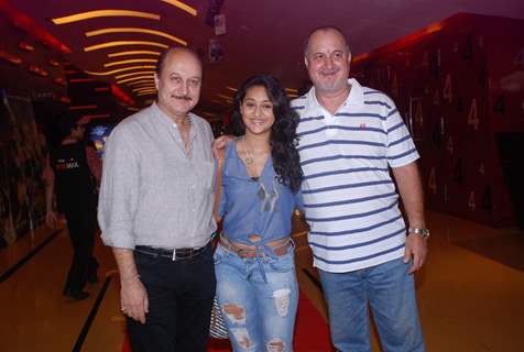 Anupam Kher at Chhodo Kal Ki Baatein film premiere in Cinemax, Mumbai. .