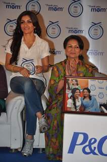 Soha Ali Khan with mother Sharmila Tagore at Launch of P&G's 'Thank You Mom'