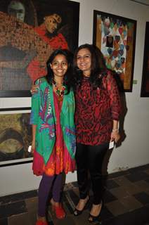 Rageshwari, Shruti Seth at Artist Punam Salecha's Lotus Art Exhibition Show at Museum Gallery in Mumbai