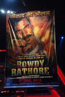 Akshay Kumar promotes Rowdy Rathore on Dance India Dance Season 3 sets at Famous Studios in Mahalaxmi, Mumbai