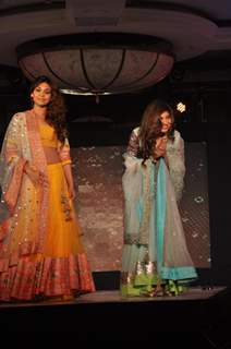 Syesha Kapoor and Alka Yagnik at Lilavati's 'Save & Empower Girl Child' show