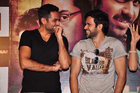 Abhay Deol and Emraan Hashmi at First look launch of 'Shanghai'