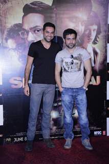 Abhay Deol and Emraan Hashmi at First look launch of 'Shanghai'