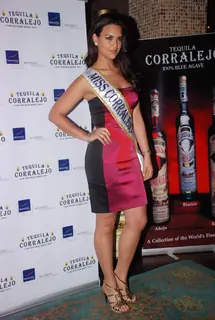 Miss Mexico Elisa Najera at Corralejo mixology bash