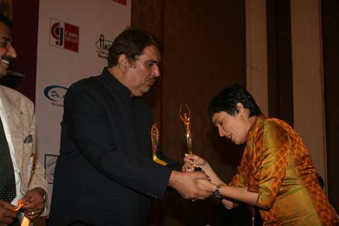 Raza Murad and Meghna Malik at Golden Achiever Awards 2012 at The Club in Andheri