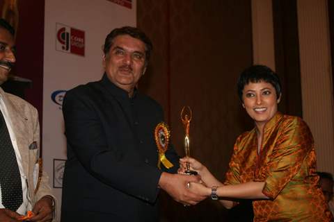 Raza Murad and Meghna Malik at Golden Achiever Awards 2012