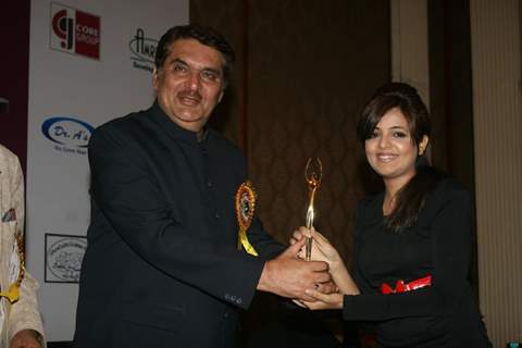 Raza Murad and Sugandha Misra at Golden Achiever Awards 2012