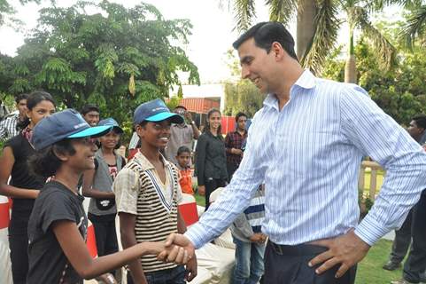 Akshay Kumar at Aajtak Care Awards Anthem Launch