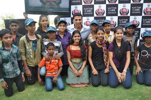 Akshay Kumar at Aajtak Care Awards Anthem Launch