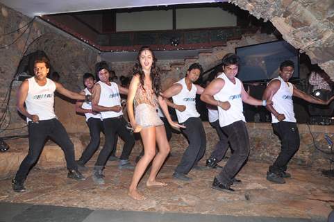 Nathalia Kaur at the launch of her sizzling item song 'Dan Dan' from RGV's Department at Kinos Cottage. .