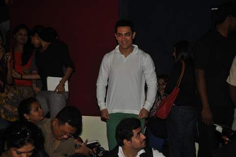 Aamir Khan during his first Television Reality Show unveiled with the song of “Satyamev Jayate&quot;