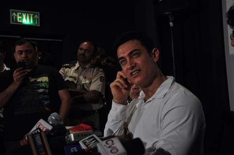 Aamir Khan during his first Television Reality Show unveiled with the song of “Satyamev Jayate Satyamev Jayate”