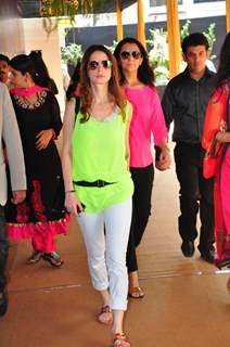 Suzzane Khan at launch of Monarch Universal corporate office at Navi Mumbai