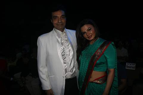 Dheeraj Kumar and Rakhi Sawant at Dadasaheb Ambedkar Awards