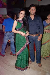 Varun Badola and Rajeshwari Sachdev at Kannada film Parie premiere