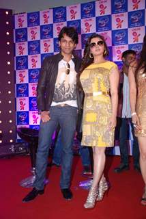 Rakhi Sawant at Life OK show press meet, Blue Sea in Mumbai. .