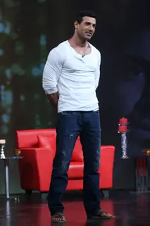 John Abraham on the sets of  Isi Ka Naam Zindagi