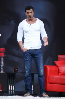 John Abraham on the sets of Isi Ka Naam Zindagi