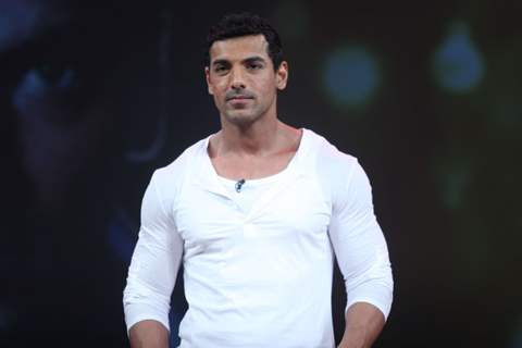 John Abraham on the sets of Isi Ka Naam Zindagi