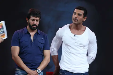John Abraham on the sets of Isi Ka Naam Zindagi