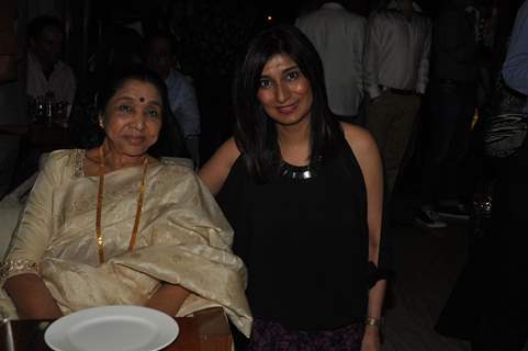 Asha Bhosle at Poonam Dhillon Birthday Bash