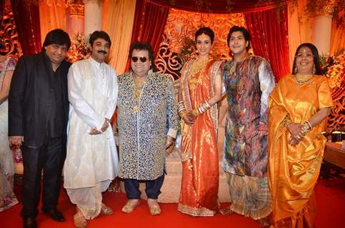 Bappa Lahiri and Taneesha Verma Wedding Reception