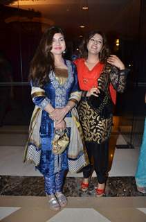 Alka Yagnik at Bappa Lahiri and Taneesha Verma Wedding Reception