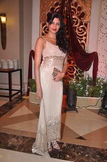 Kavita Kaushik at Bappa Lahiri and Taneesha Verma Wedding Reception