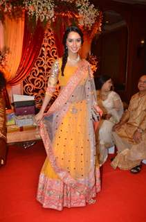 Shradha Kapoor at Bappa Lahiri and Taneesha Verma Wedding Reception