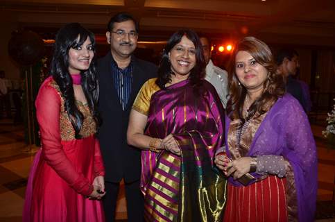 Sudesh Bhosle and Kavita Krishnamurty at Bappa Lahiri and Taneesha Verma Wedding Reception