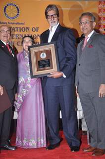 Amitabh Bachchan attends the Polio Eradication Champion Award ceremony