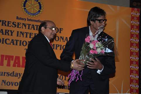 Rotary International honours Amitabh Bachchan