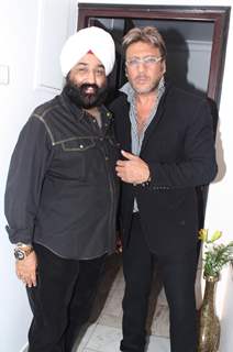 Bonny Duggal and Jackie Shroff at Bonny Duggal's party to honour Director Priyadarshan